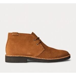 POLO RALPH LAUREN Men's Talan Chukka Boots Size 10.5 Brown Suede lace Up NWOB